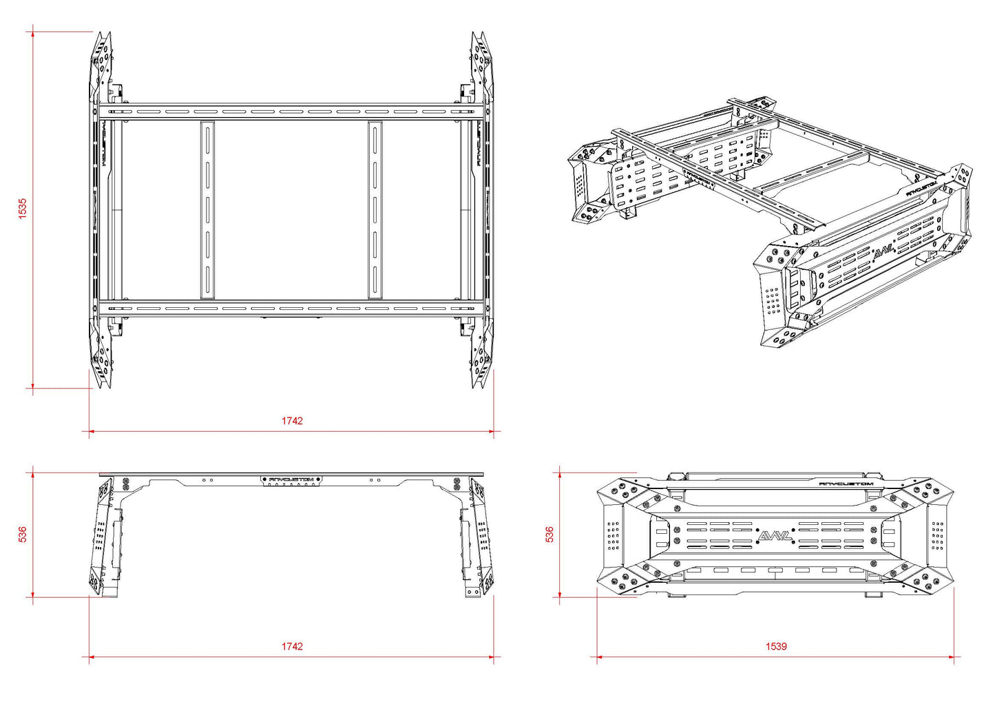 KIA TASMAN TUB RACK - T1
